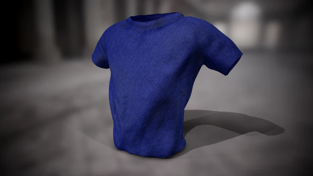 camiseta Modelo 3D .c4d .max .obj .3ds .fbx .stl .blend 