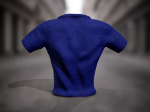 camiseta Modelo 3D