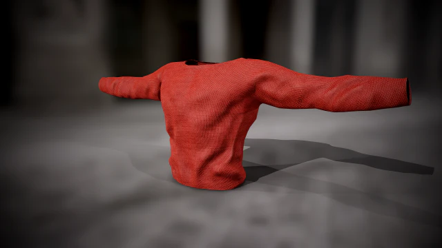 sweatshirt 5 3D Model .c4d .max .obj .3ds .fbx .stl .blend 