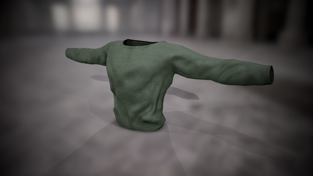 sweatshirt 14 Modelo 3D .c4d .max .obj .3ds .fbx .stl .blend 