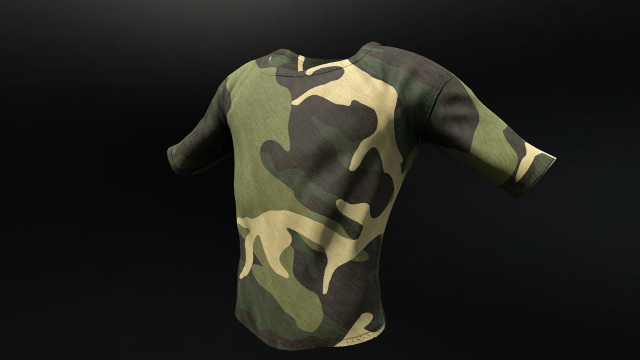 t-shirt 5 Modelo 3D .c4d .max .obj .3ds .fbx .stl .blend