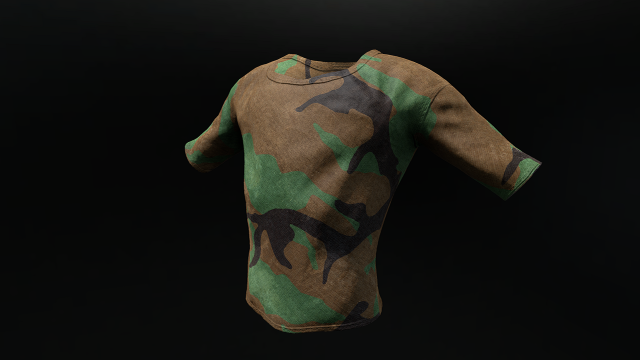 t-shirt 7 Modelo 3D .c4d .max .obj .3ds .fbx .stl .blend 
