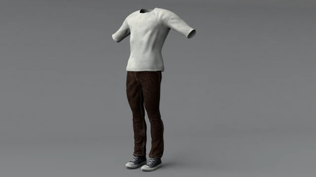 men clothing set 2 3D Model .c4d .max .obj .3ds .fbx .stl .blend 