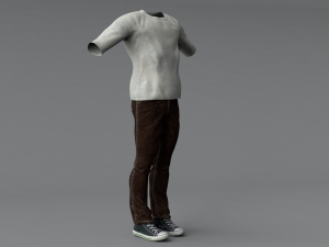 men clothing set 2 Modèle 3D