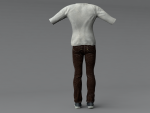 men clothing set 2 Modèle 3D