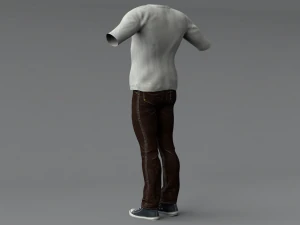 men clothing set 2 3D Model