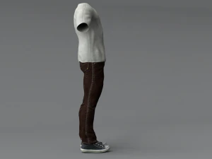 men clothing set 2 3D Model