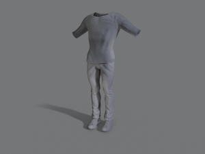 men clothing set 2 Modèle 3D