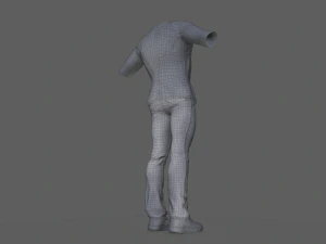 men clothing set 2 3D Model