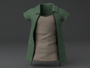 men clothing set 3D Model