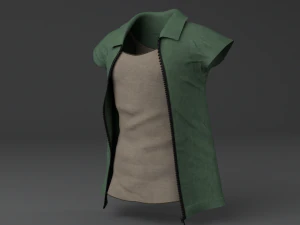 men clothing set 3D Model