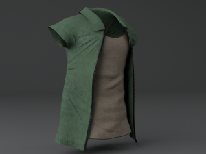 men clothing set Model 3D