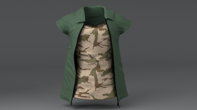 clothing set 4 3D 모델 .c4d .max .obj .3ds .fbx .stl .blend 