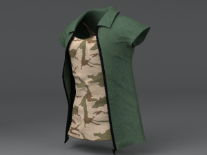 clothing set 4 3D 모델