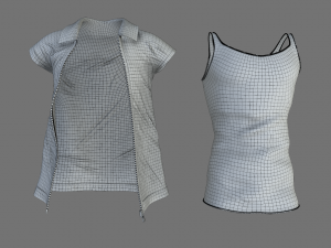 clothing set 5 Model 3D