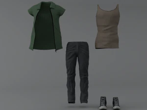 set di vestiti 6 Modello 3D