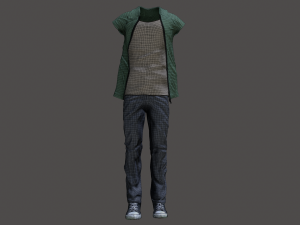 clothing set 6 Modèle 3D