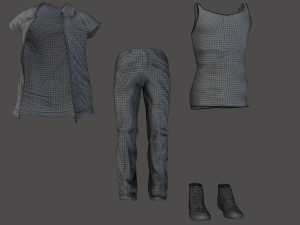 clothing set 6 Modèle 3D