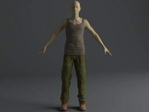 clothing set 7 3D Model