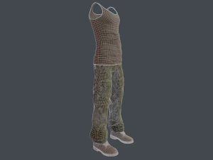 clothing set 7 3D Model
