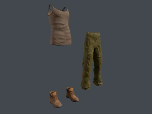clothing set 7 3D Model