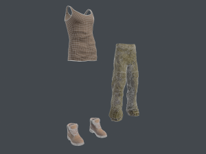 clothing set 7 3D Model