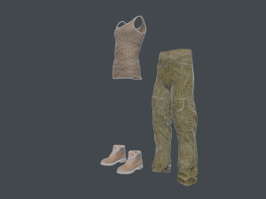 clothing set 7 3D Model