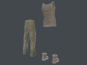 clothing set 7 3D Model