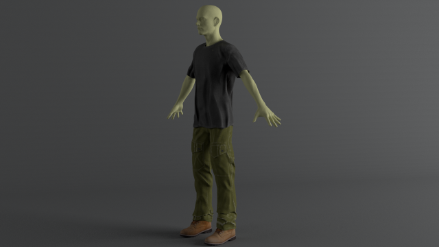 clothing set 8 3D Model .c4d .max .obj .3ds .fbx .stl .blend 