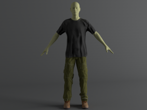 clothing set 8 3D Model