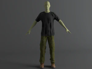 clothing set 8 3D Model