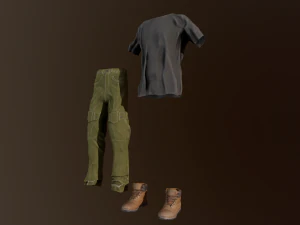 clothing set 8 3D Model