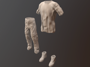 clothing set 8 3D Model