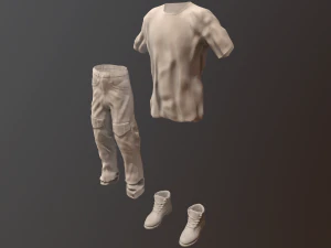 clothing set 8 3D Model