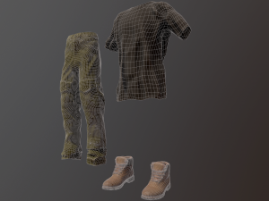 clothing set 8 3D Model