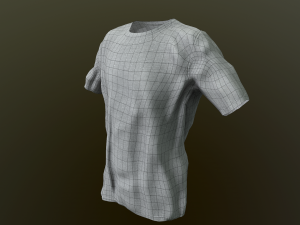t-shirt low poly 3D Model