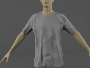 t-shirt low poly 3D Model