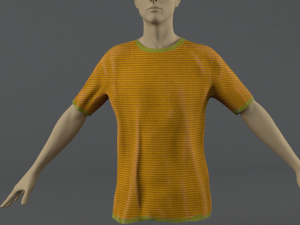 t-shirt low poly 3D Model
