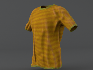 t-shirt low poly 3D 模型