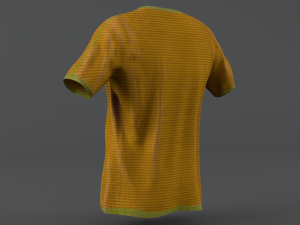 t-shirt low poly 3D 模型