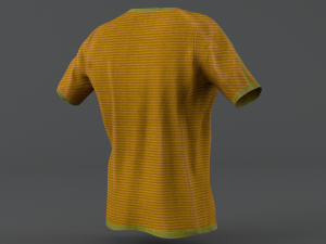 t-shirt low poly 3D 模型