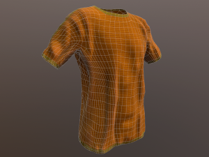 t-shirt low poly 3D 模型