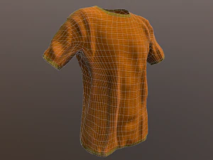 t-shirt low poly 3D Model