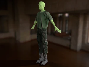 zestaw ubrań 9 Model 3D