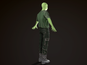clothing set 9 Model 3D