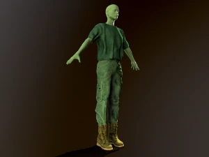 clothing set 10 3D Model