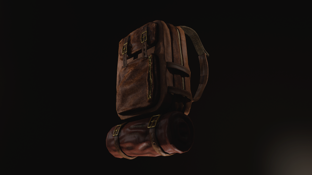 backpack 3D-Modell .c4d .max .obj .3ds .fbx .stl .blend 
