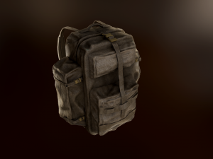tactical backpack Modèle 3D