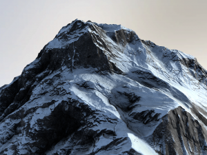 snow mountain 3Dモデル
