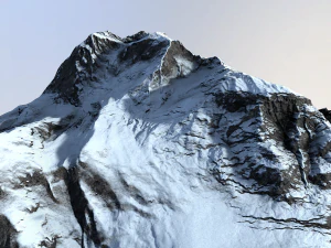 snow mountain 3D Model